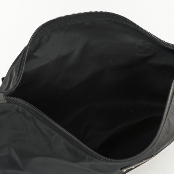 Prada Nero Tessuto Nylon Logo Clutch - Picture 9 of 9